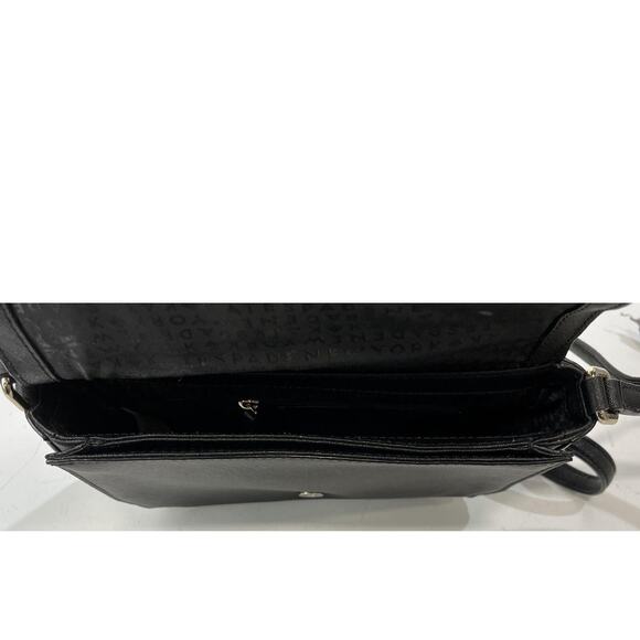 Kate Spade New York Warm And Fuzzy Monster Large Carsen Crossbody Bag Black EUC - Picture 3 of 14